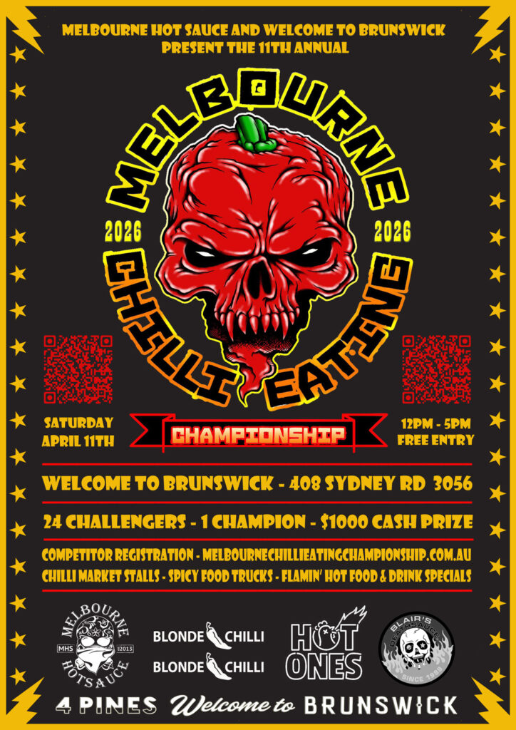 melbourne chilli eating championship